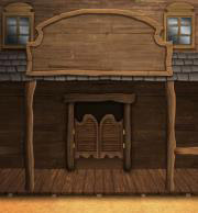 Logo depicting a Wild West Saloon Bar